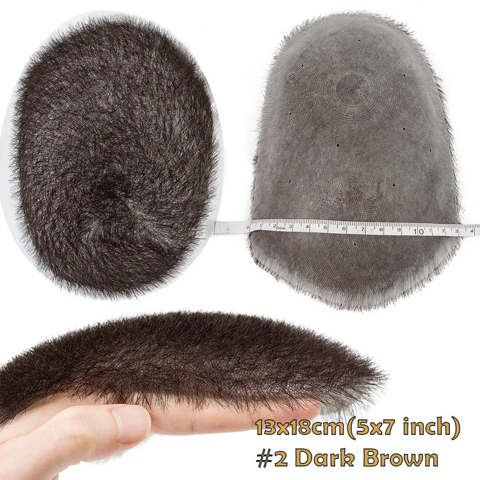 Short Buzz Cut Hair Toupee for Men