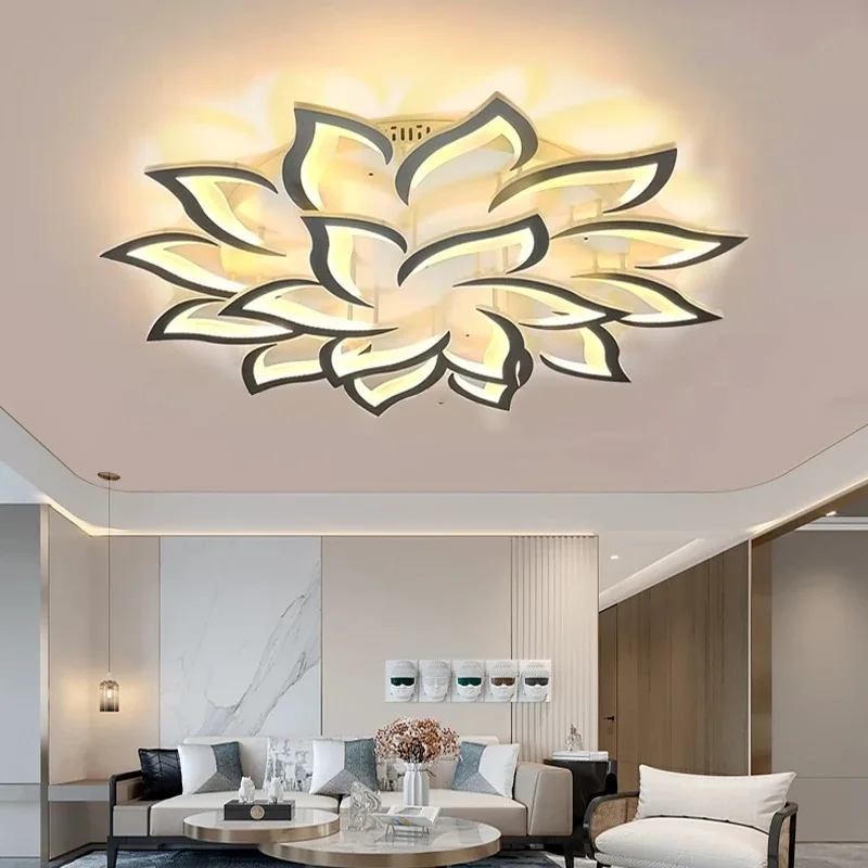 Nordic Modern Minimalist Light Luxus-Stil Deckenventilatorlampe für Wohnzimmer, Schlafzimmer, Arbeitszimmer, Küche, Büro, Hotel