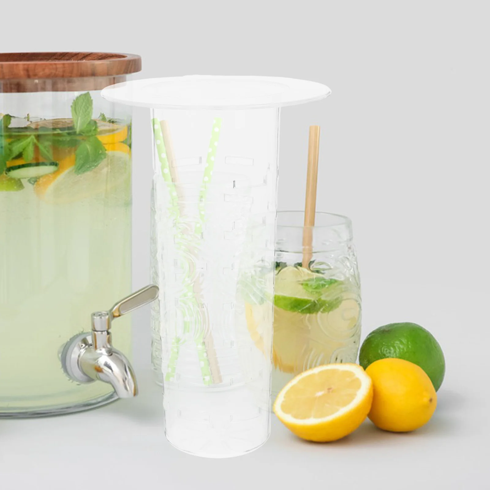 Juice Can Beverage Dispenser Accessories Fruit Infuser for Injector Acrylic Drink Replacement