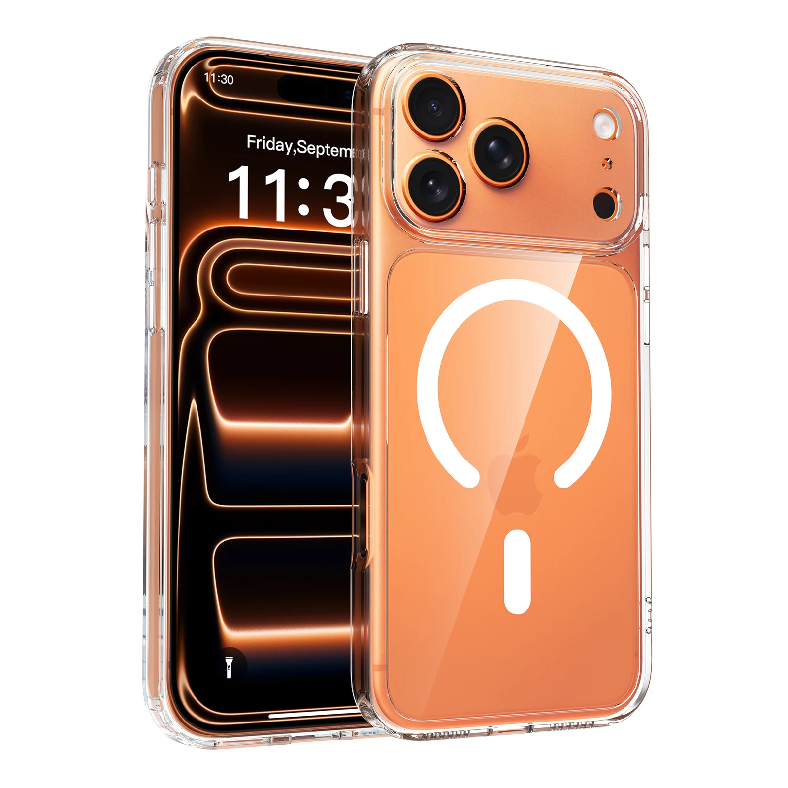 Kameraobjektivschutz Klare Hülle für Magsafe iPhone 17 Pro Max Air iPhone 17 17 Pro Mag Safe Magnetische Handyhülle Zubehör