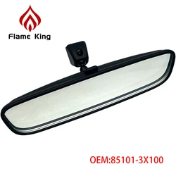 Flame king HD Glass Car internal Rearview Center Mirror for Hyundai for Kia 2011-2022 851013X100 85101-3X100  with Buckle Parts