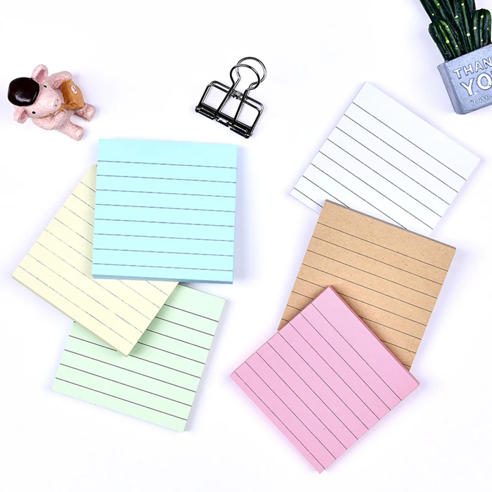 12Pcs Portable Mini Notepad Ruled Line Inner Adorable Candy Color for Daily Life Schedule Noting Home School Office Supplies