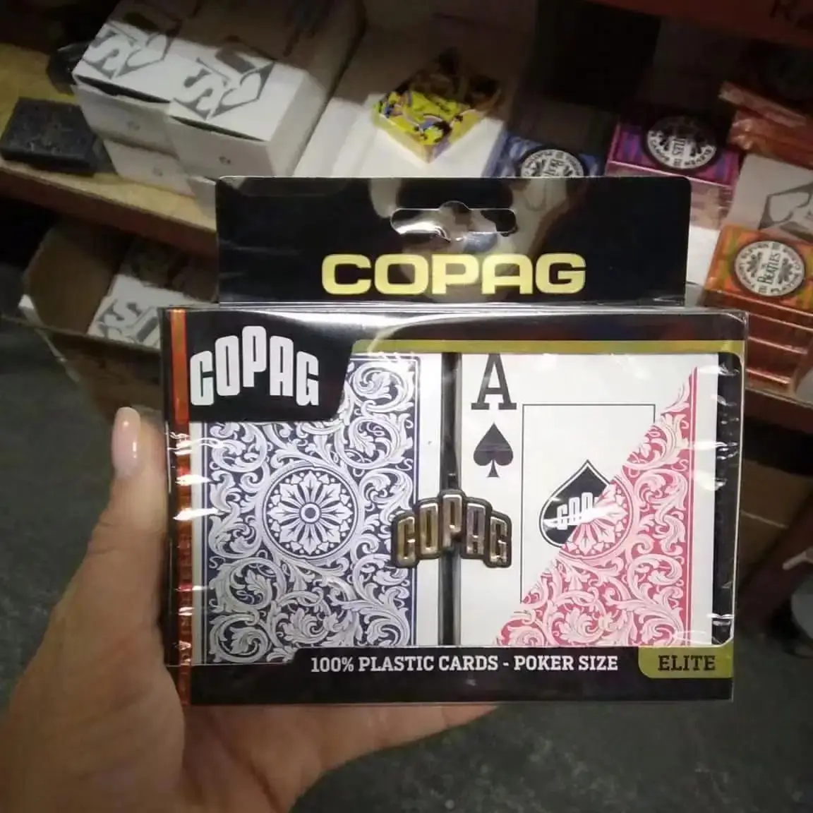 Copag-Carte marquée Elite pour les lentilles de poker, accessoire anti-triche, jeu amusant