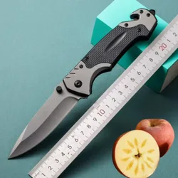 High hardness portable folding knife pocket EDC multifunctional outdoor tactical camping survival knife hunting tool knife