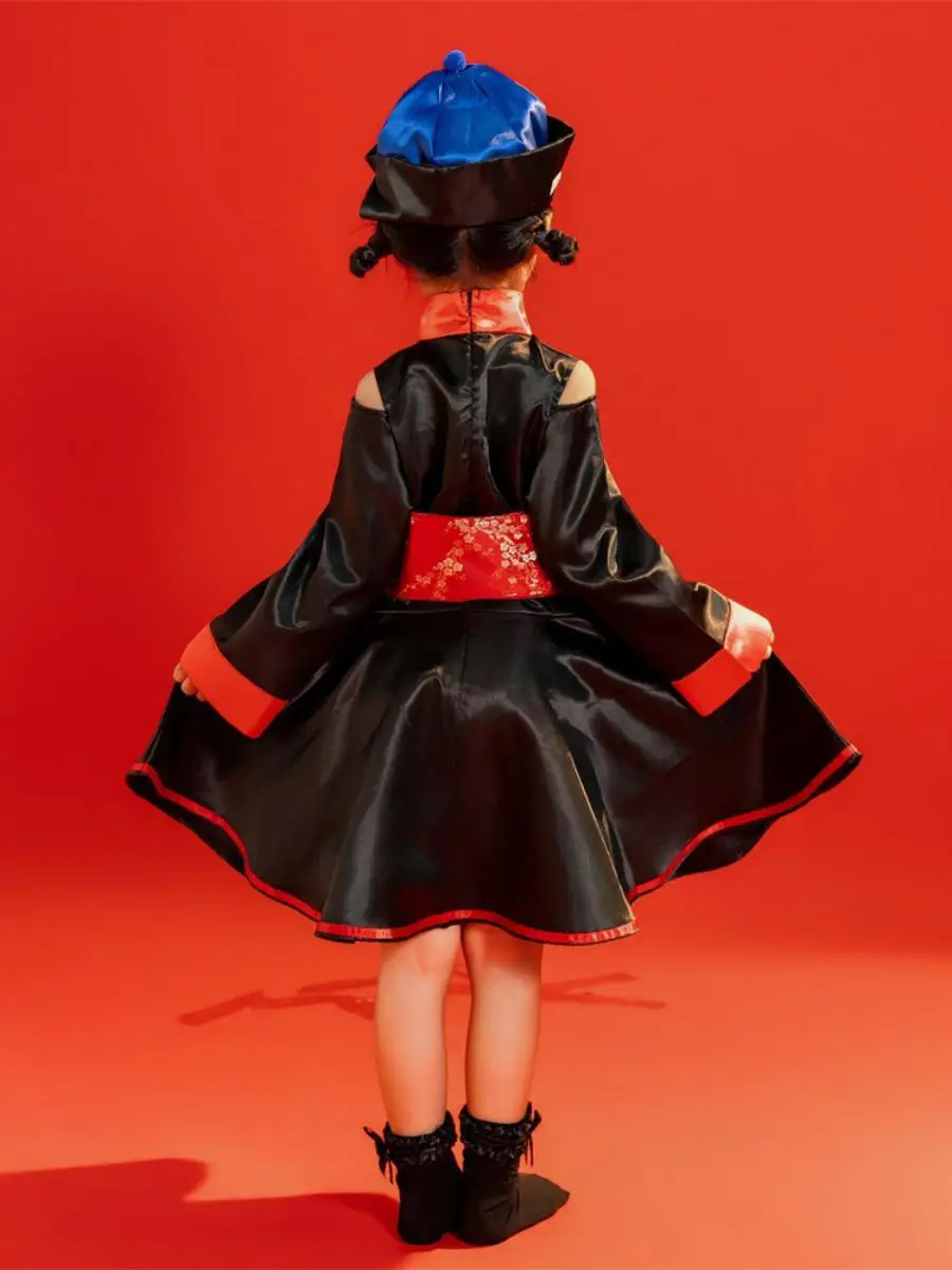 Kostium zombie dla dzieci, przebranie na Halloween, strój na występy sceniczne, zabawny kostium do odgrywania ról, ubranie z włókna poliestrowego.