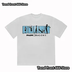 Imagine Dragons Rock Band Cotton T shirts Men's Kids Soft and skin-friendly Vintage Tees Short Sleeve Crewneck Tops
