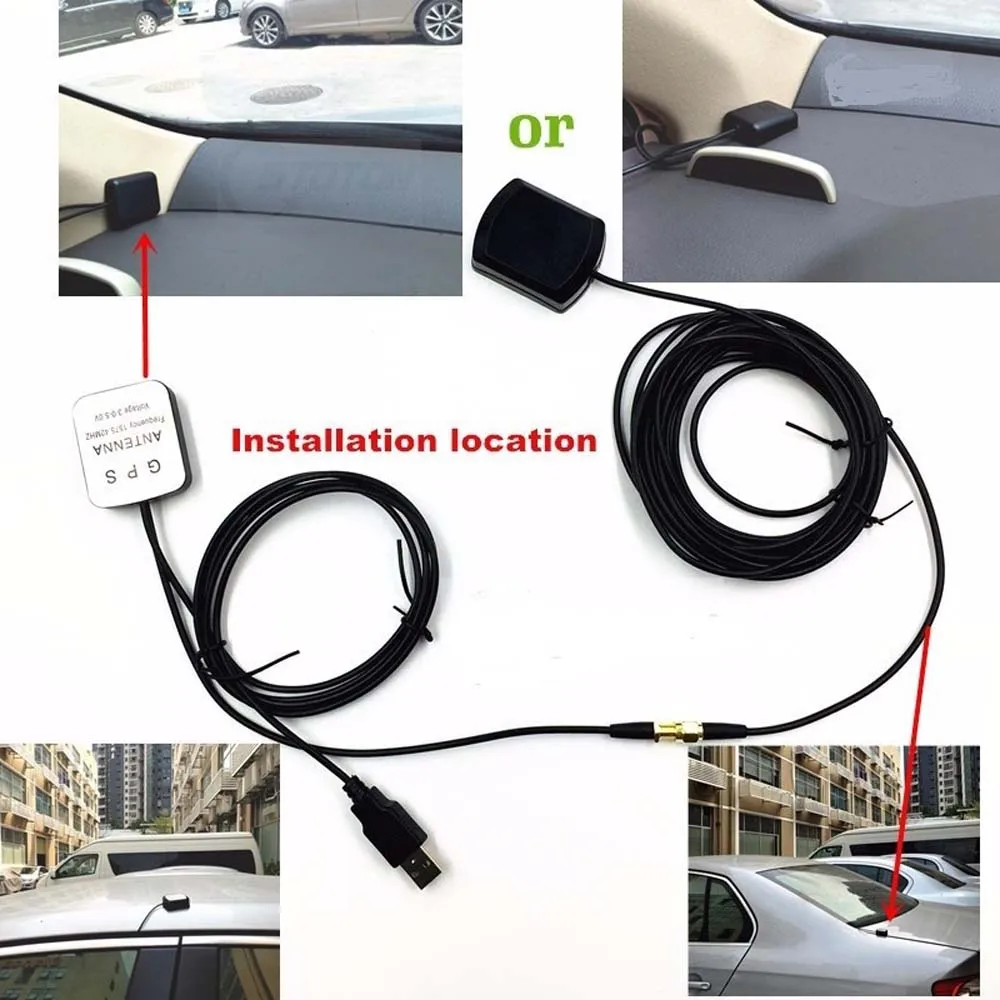 Amplifier Booster Enhance Device with Gps Receiver+Transmiter for Phone Navigator Full Set Auto Car Gps Signal Antenna