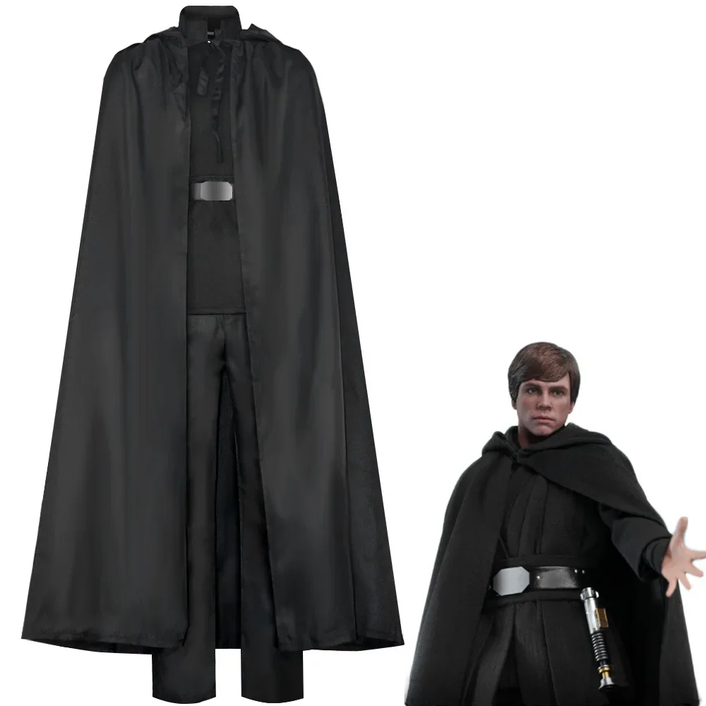 Obi Wan Cosplay Anakin Fantasy Movie Space Battle Knight Disguise Costume Robe Cloak 3 Colors Adult Men Cosplay Fantasia Outfits