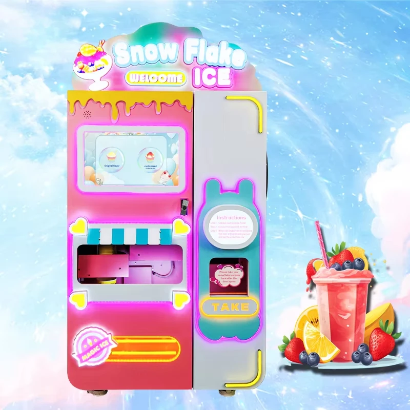 Automatische Sneeuwvlok Ijs Automaat Ijs Machine Sneeuw Ijs Maken Binsu Machine Fabrikant