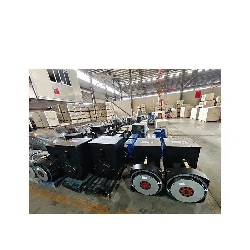 Single Double Bearing 30KW 50kVA 200kva 300kva 400kva 500kva Brushless Generators  Ac Synchronous Dynamo Alternator Generator
