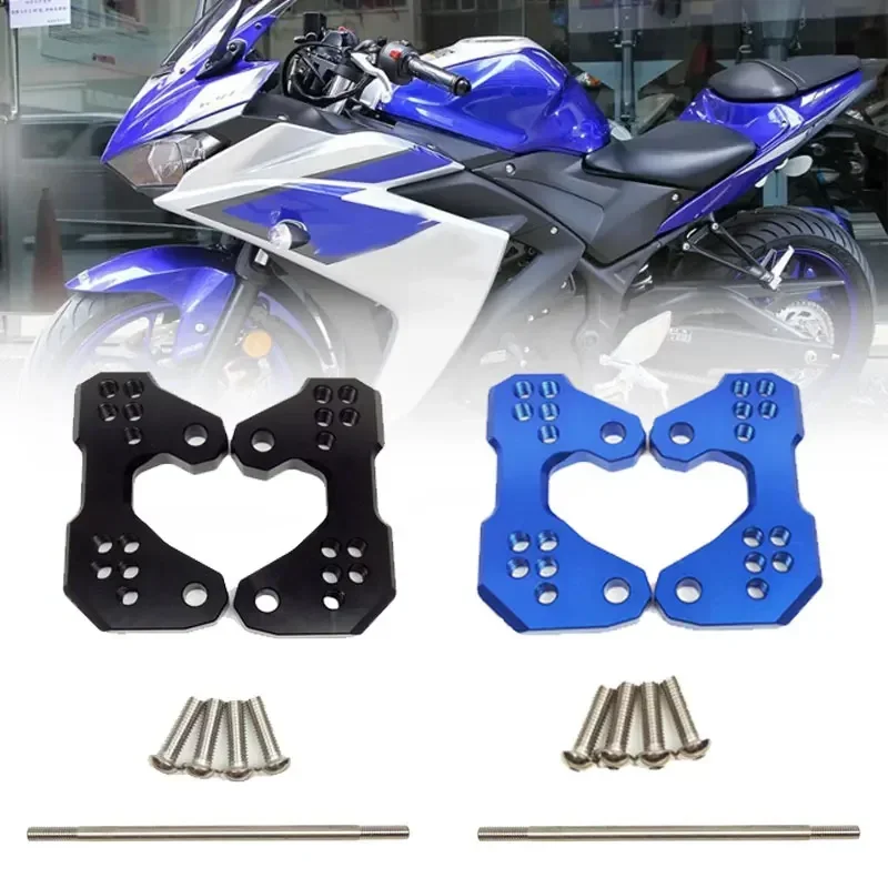 

Fit for Motorcycle Rearset Rear set Replacement Base Mounting Bracket Plate CNC-machined For Yamaha YZF R3 R25 MT-03 2014-2016