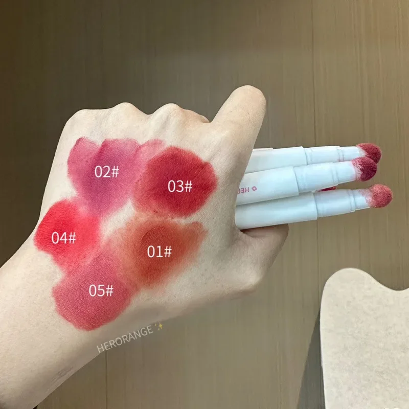 Maquiagem profissional Pó Puff Lippie, batom líquido, veludo amor, copo antiaderente, esmalte labial, cosméticos coreanos