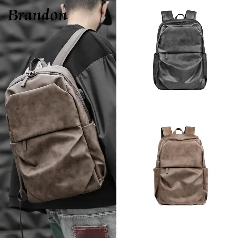 

Fashionable men's high-end casual backpack waterproof niche practical travel bag large capacity versatile student backpack