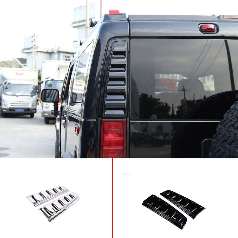 

For 2003-2009 Hummer H2 ABS black car styling car rear bumper tail light cover decorative sticker car protection accessories