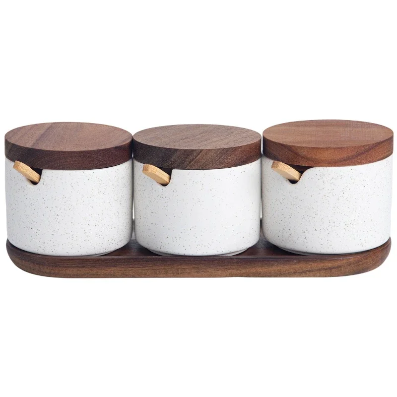 

Vintage Ceramic Seasoning Jar Creative Salt Jar Sugar Jar Pepper Jars Spice Jars Seasoning Storage Container Home Seasoning Tool