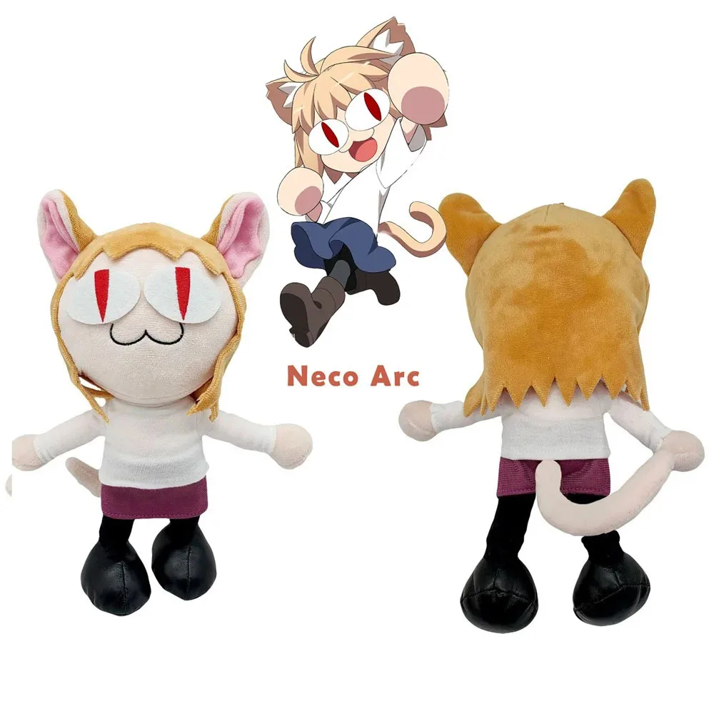 

Плюшевая игрушка FNF Neco Arc, мультяшная мягкая игрушка, аниме-фигурка, мягкая кукла, реквизит для косплея, милый подарок для фанатов