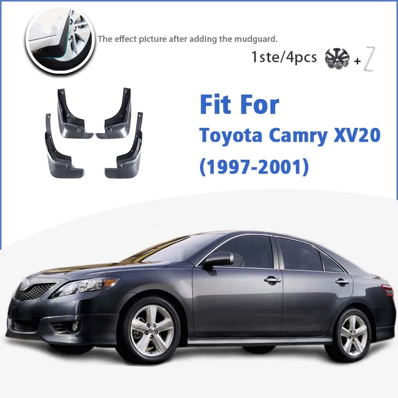 

Mudguard For Toyota Camry XV20 1997-2001 Front Rear 4pcs Mudflaps Mudguards Car Accessories Auto Styline Fende Splash Guard