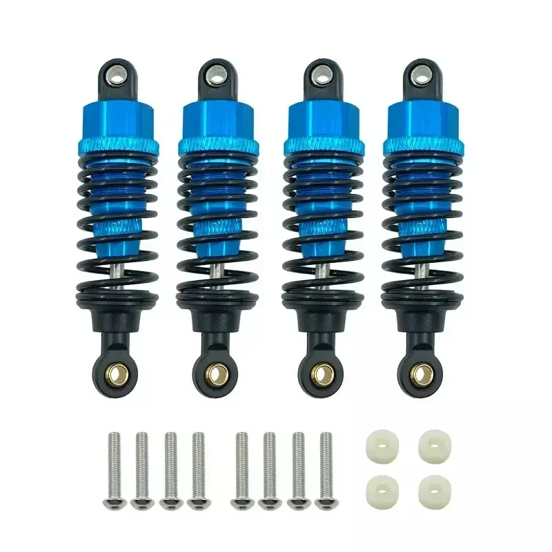 4Pcs Aluminum Alloy Shock Absorbers Damper Set 60mm for Tamiya TT-02 TT-02d M-05 M-06 1/10 RC Car Upgrade Parts