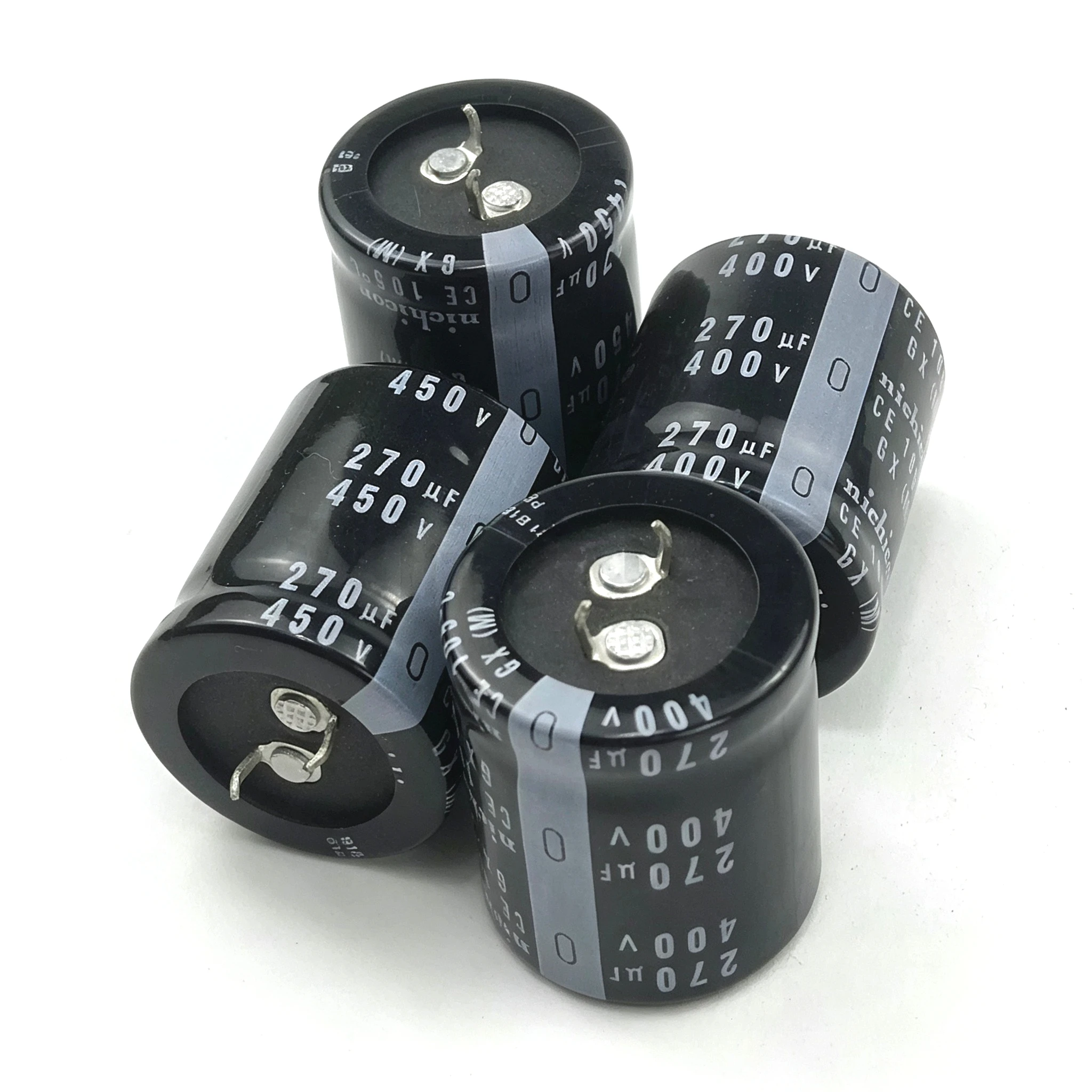 2pcs 400V 270uF capacitor 450V 270uF Nichicon 22x50 25x40 25x45 25x50 30x30 30x35 30x40 30x50 35x25 35x30