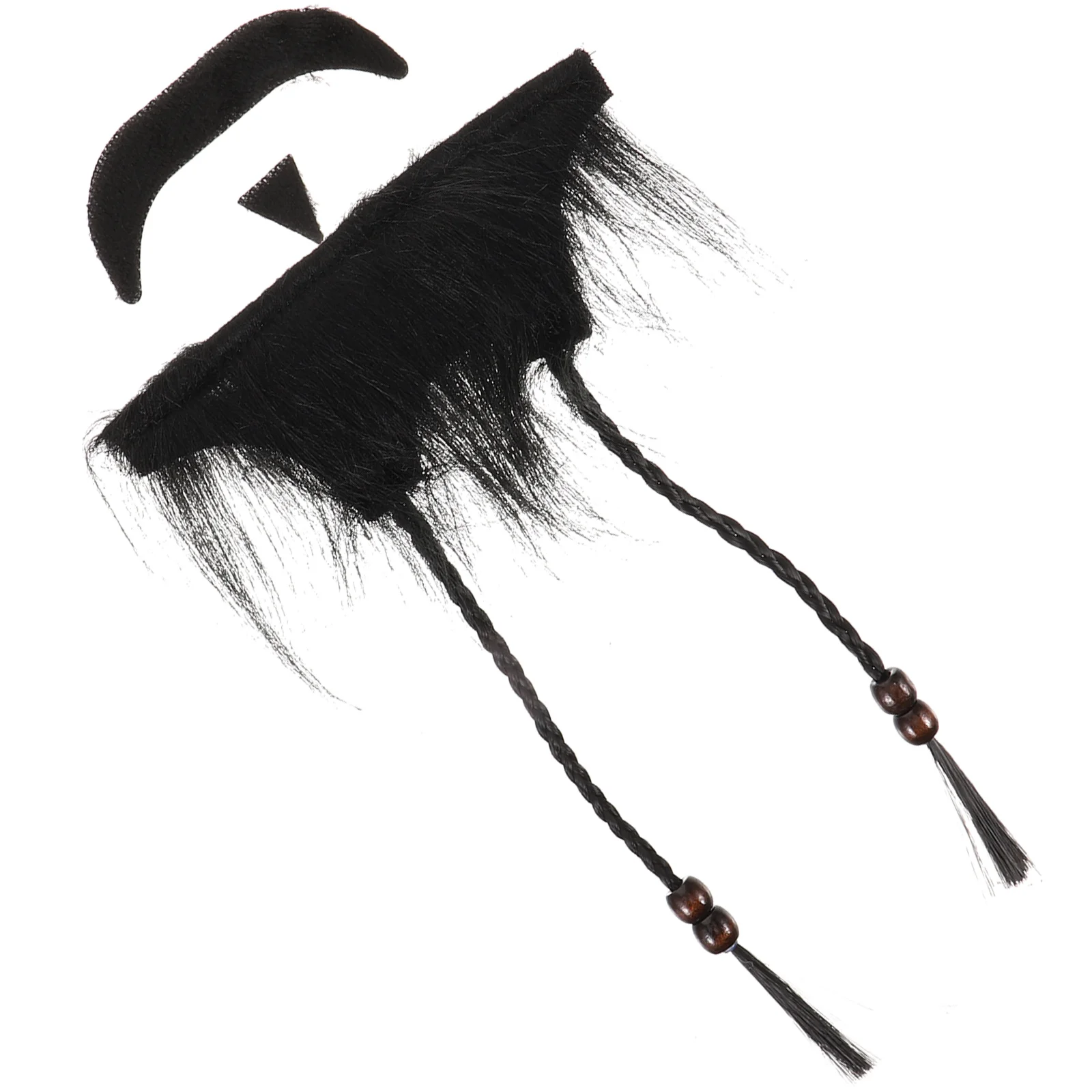 Falso barba trucco Costume puntelli pirata anziano peluche tessuto barba falsa per Cosplay