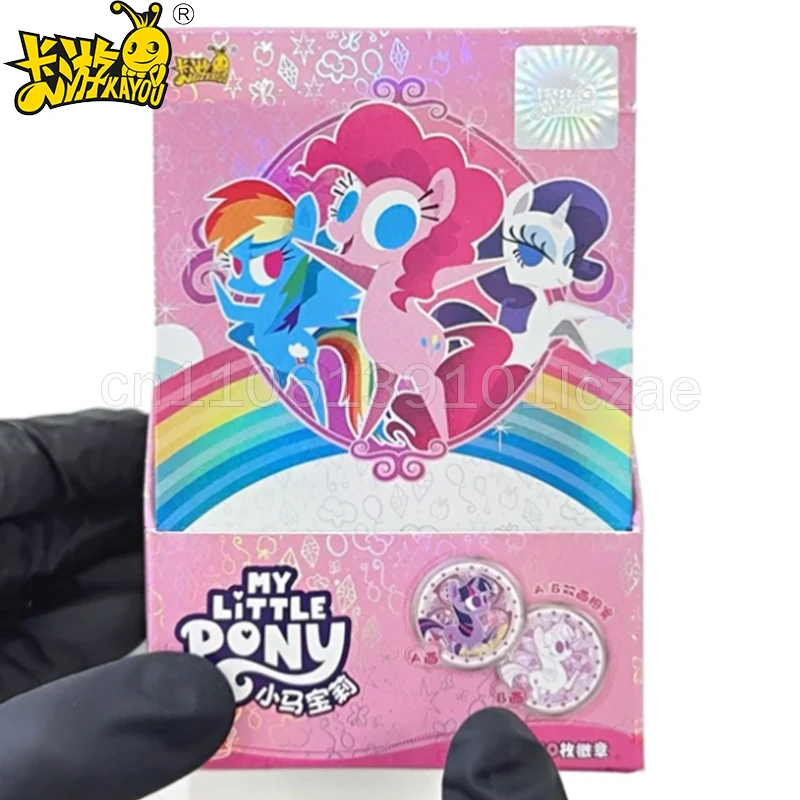 

Значок KAYOU My Little Pony, двухсторонний значок конфет, звездное издание, подвеска в стиле фэнтези, коллекционный магнитный значок-сюрприз, рождественские подарки