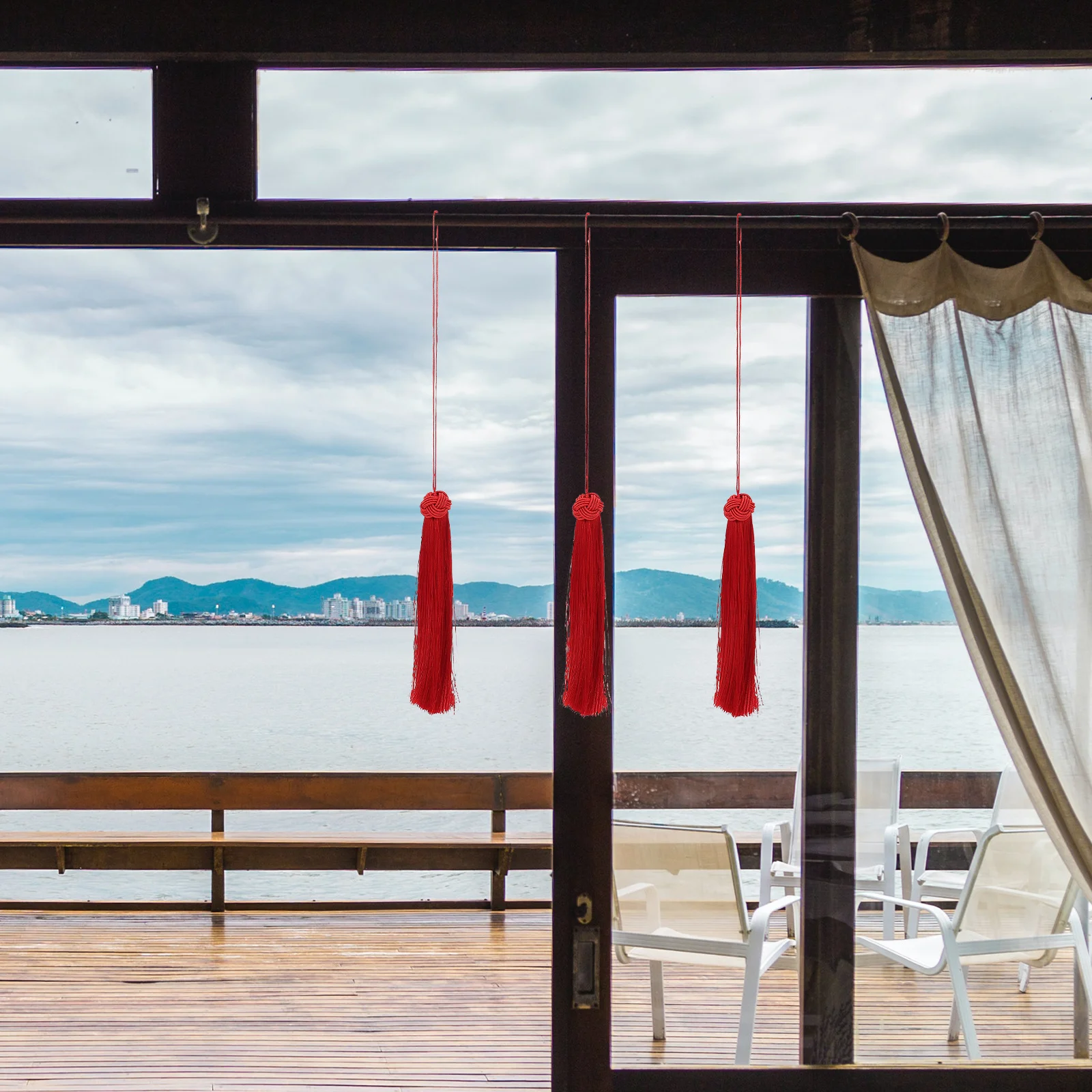 10 قطعة شرابات الكرة المعلقة الستار الزخرفية شرابات Craft بها بنفسك الحرفية زينة للمنزل الديكورات هدايا الحفلات مجوهرات هدايا عيد الميلاد #2