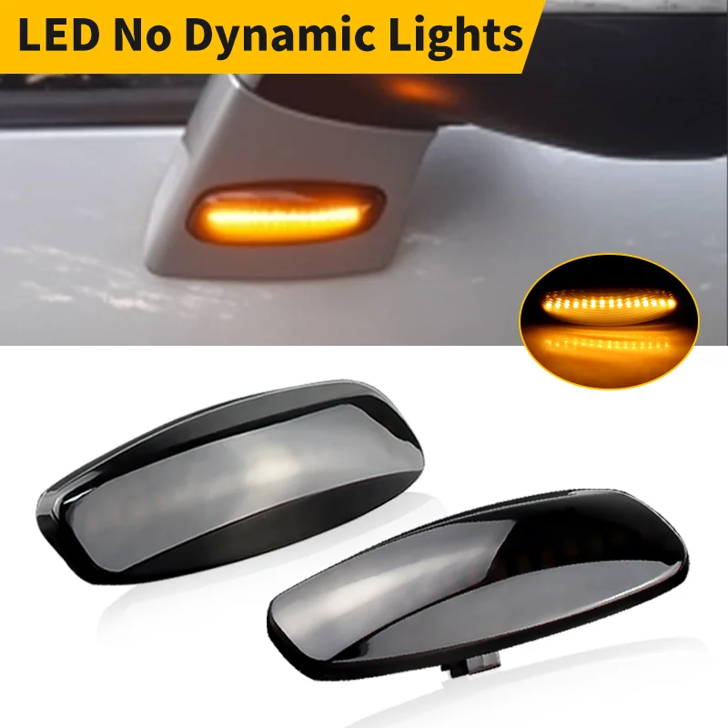 2Pcs Smoked Led Tur…