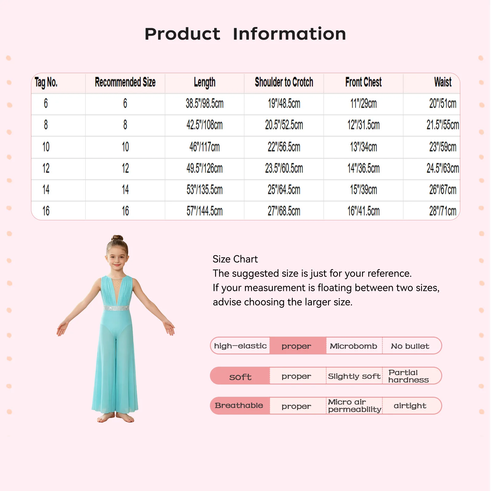 Kinder Mädchen Zeitgenössisches Ballett Lyrisches Tanzkostüm Unitard mit Strassbesetztem Oberteil und Transparenter Weitbeiniger Netzstoffhose – Detail 1