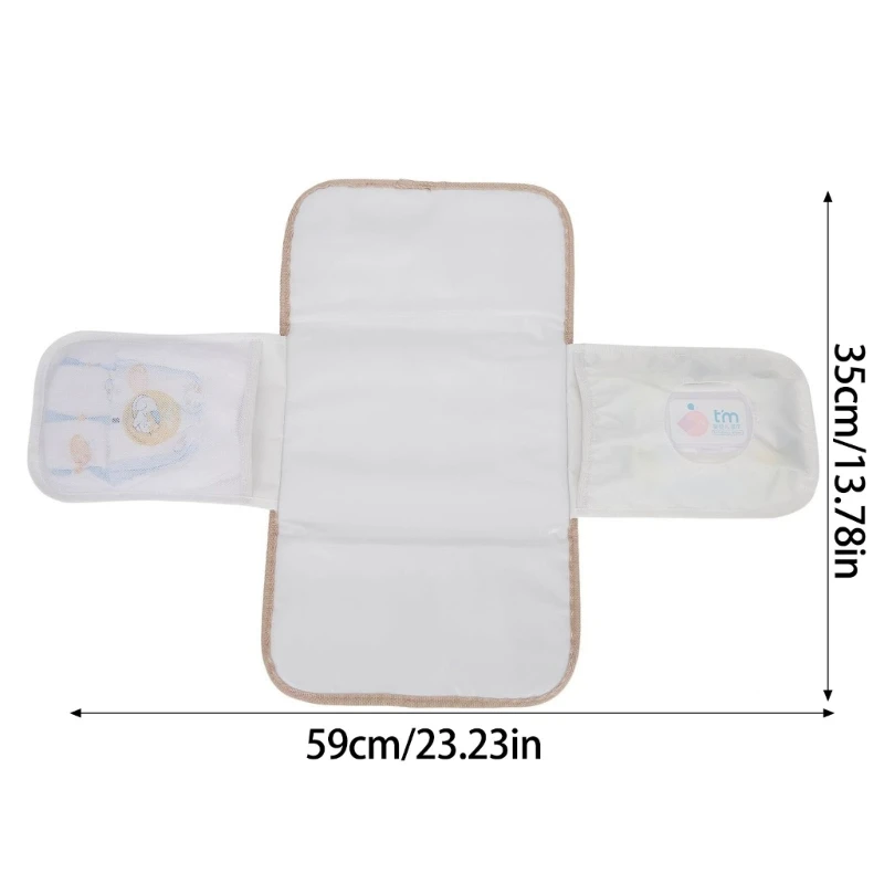 Easy to Carry Baby Changing Pad Space Saving Diaper Chaning Pad Multipurpose Diaper Pad Perfect for Travel & Day Trips