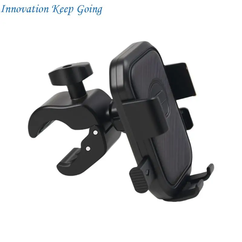 E65C Adjustable Bike Phone Holder Compatible for 15 to 45Mm Handlebars for Cycling Running Motorcycle & Outdoor Activity view 2