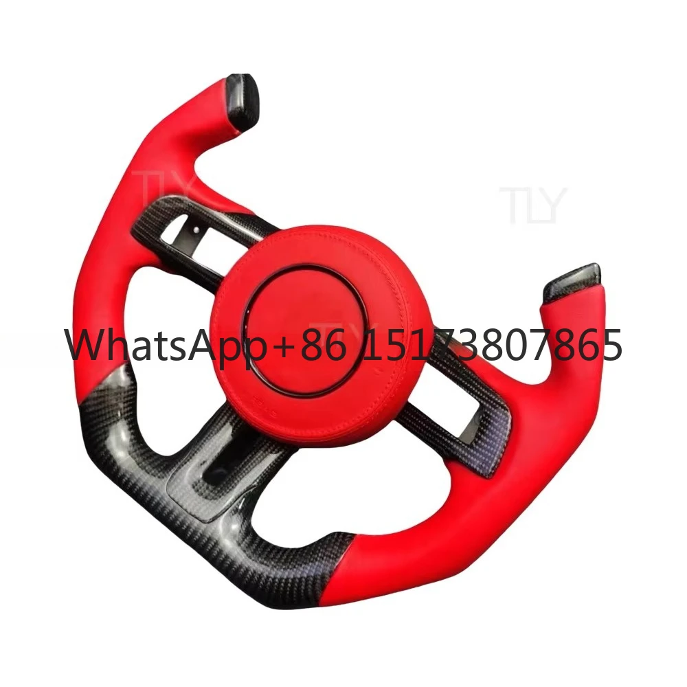 

Carbon Fiber Steering Wheel For Ford Mustang Ecoboost Shelby Gt500 F1 Shape Car Steering Wheels
