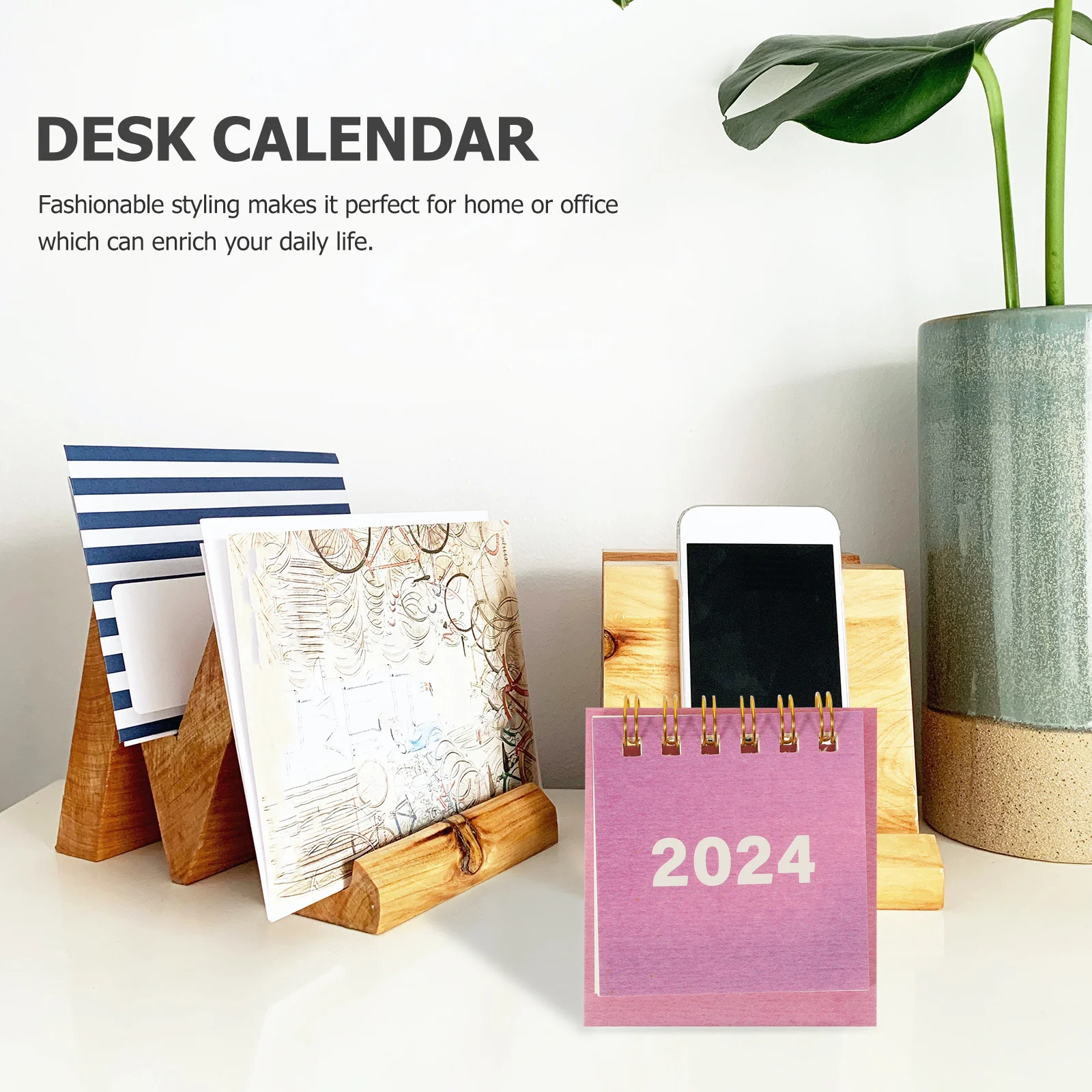 Desktop Decoration Simple Calendar Office Table Small Decorations Calendars Household Freestanding