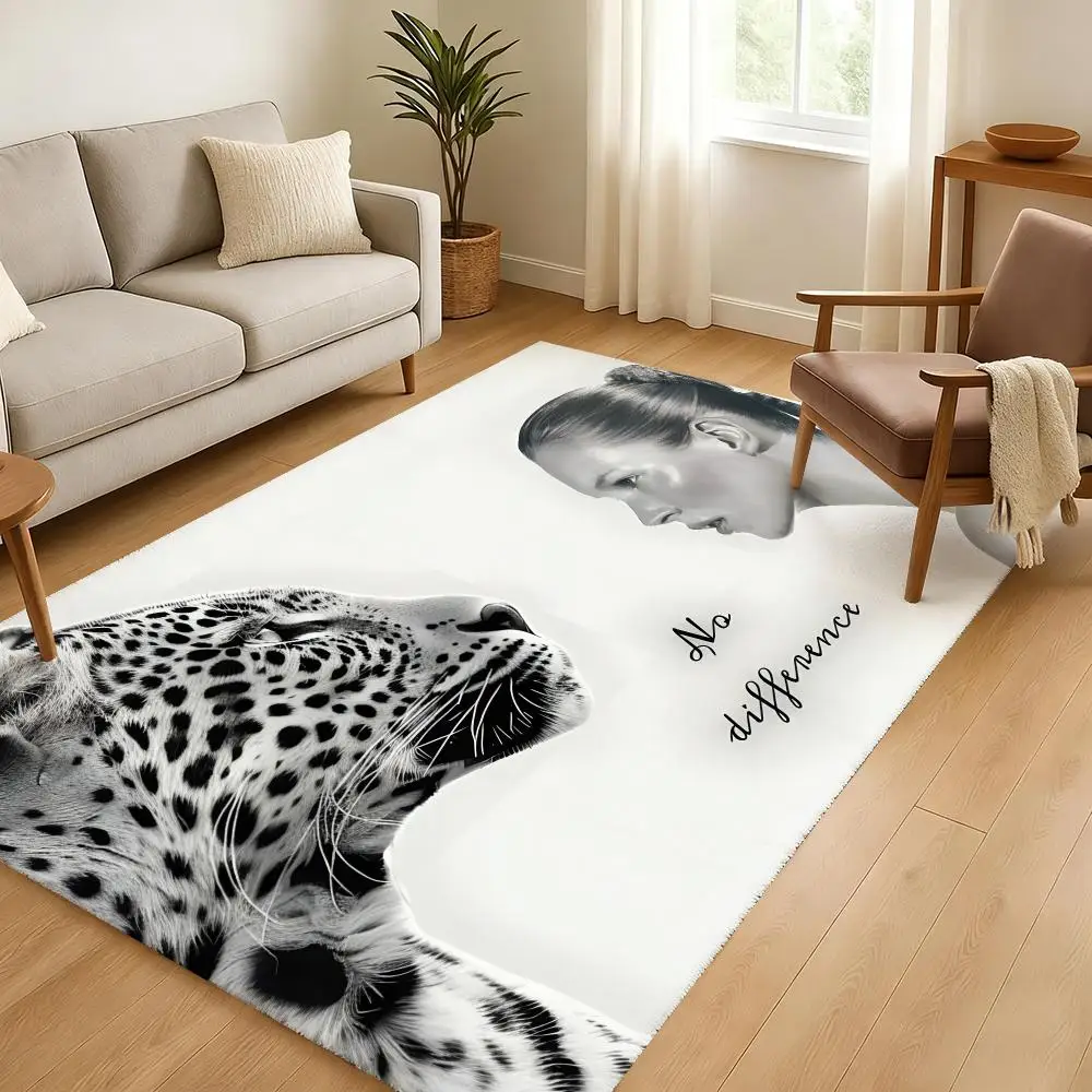 Kate Moss Floor Mat Soft Thickened Absorbent Non-Slip Bedroom Living Room Door Mat Home Decor Flannel Rugs