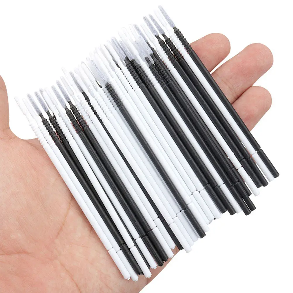 

400 шт. микро-щеточек для наращивания ресниц, палочки для очистки, для наращивания ресниц, формирования бровей, подготовки к макияжу, профессиональные косметические принадлежности