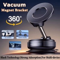 Magnetic Car Phone Holder 360° Rotation Folding With Vacuum Suction Cup For iPhone 12-17 Series Car/Gym/Driving Phone Holder