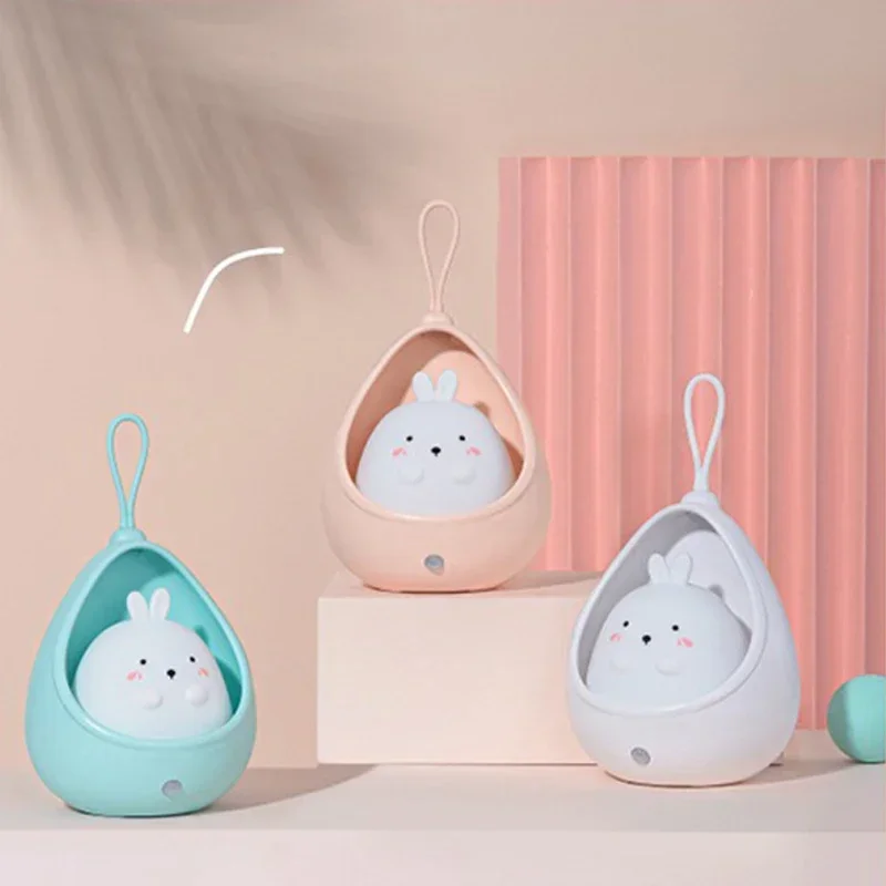 

Светодиодный ночник, интеллектуальный датчик человека, USB перезаряжаемый светильник для сна, прикроватный светильник для спальни, коридора, настольное украшение, настольная лампа
