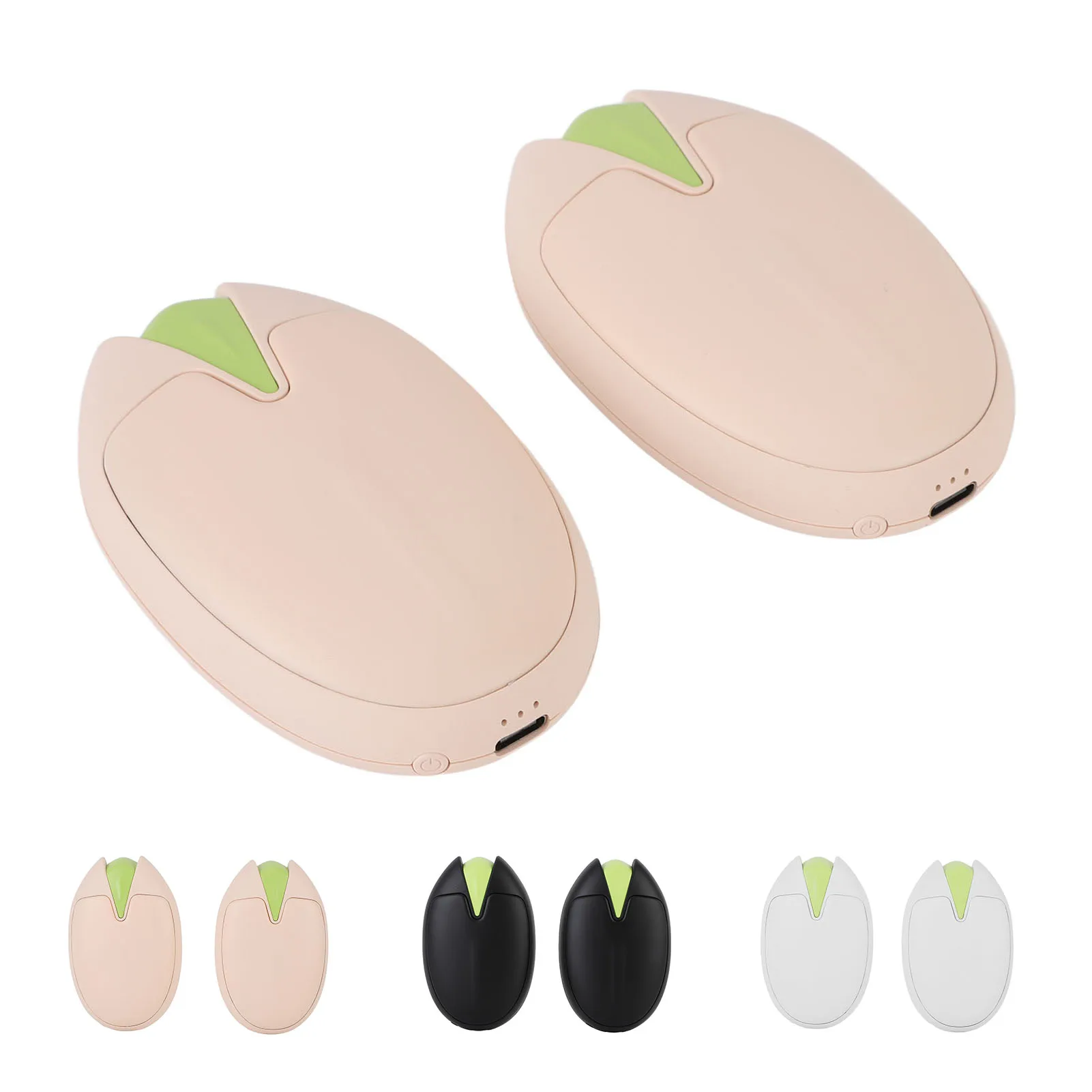 Scaldamani magnetico elettrico 2 in 1 Scaldamani tascabile portatile ricaricabile USB 6000mAh con 3 livelli regolabili per esterni