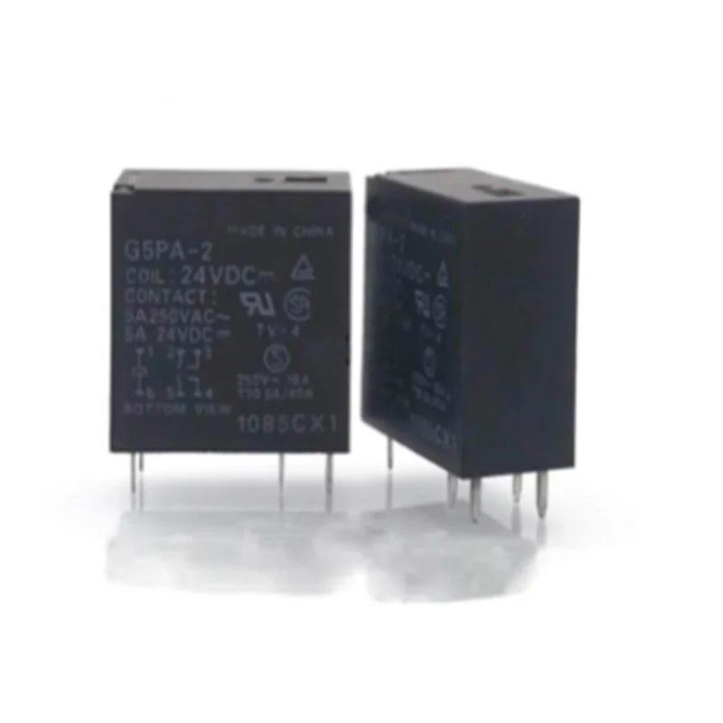 2PCS NEW 24V relay G5PA-2 24VDC G5PA-2-24VDC G5PA2 24VDC DC24V 24V 5A 6PIN