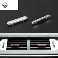 Chrome Plate Air Conditioning Vent Toggle Piece Outlet Card Pad Clip Wind Direction Adjustment Plectrum For Range Rover Evoque
