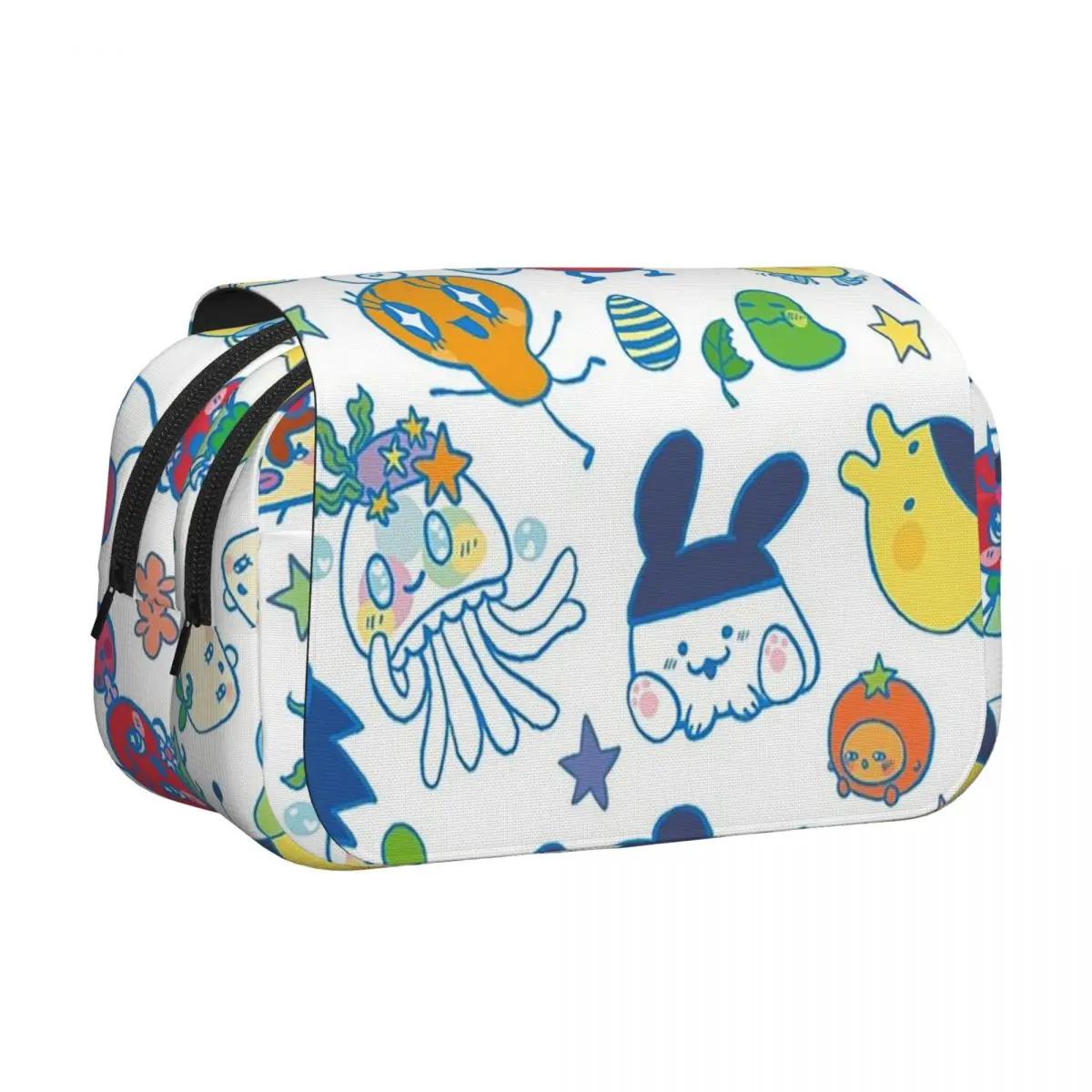 Tamagotchi Friends Pencil Case Pen Holder Hard Shell Leather Large Storage Pen Box Pencil Bag for Kids Gifts