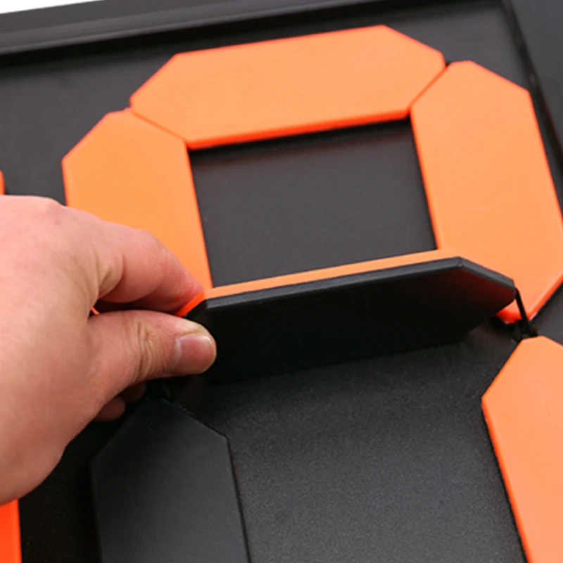 لوحة تسجيل محمولة بديلة لكرة القدم ، جانبان ، لوحة استبدال كرة القدم ، الرياضة ، تغيير الحكم ، لوحات اللاعب #3