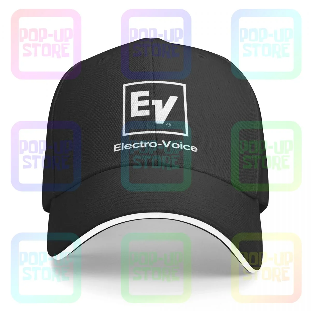 Ev Electro Voice Logo قبعة ساندويتش قبعة بيسبول قبعة سائق الشاحنة قبعة كل مباراة أفضل بائع