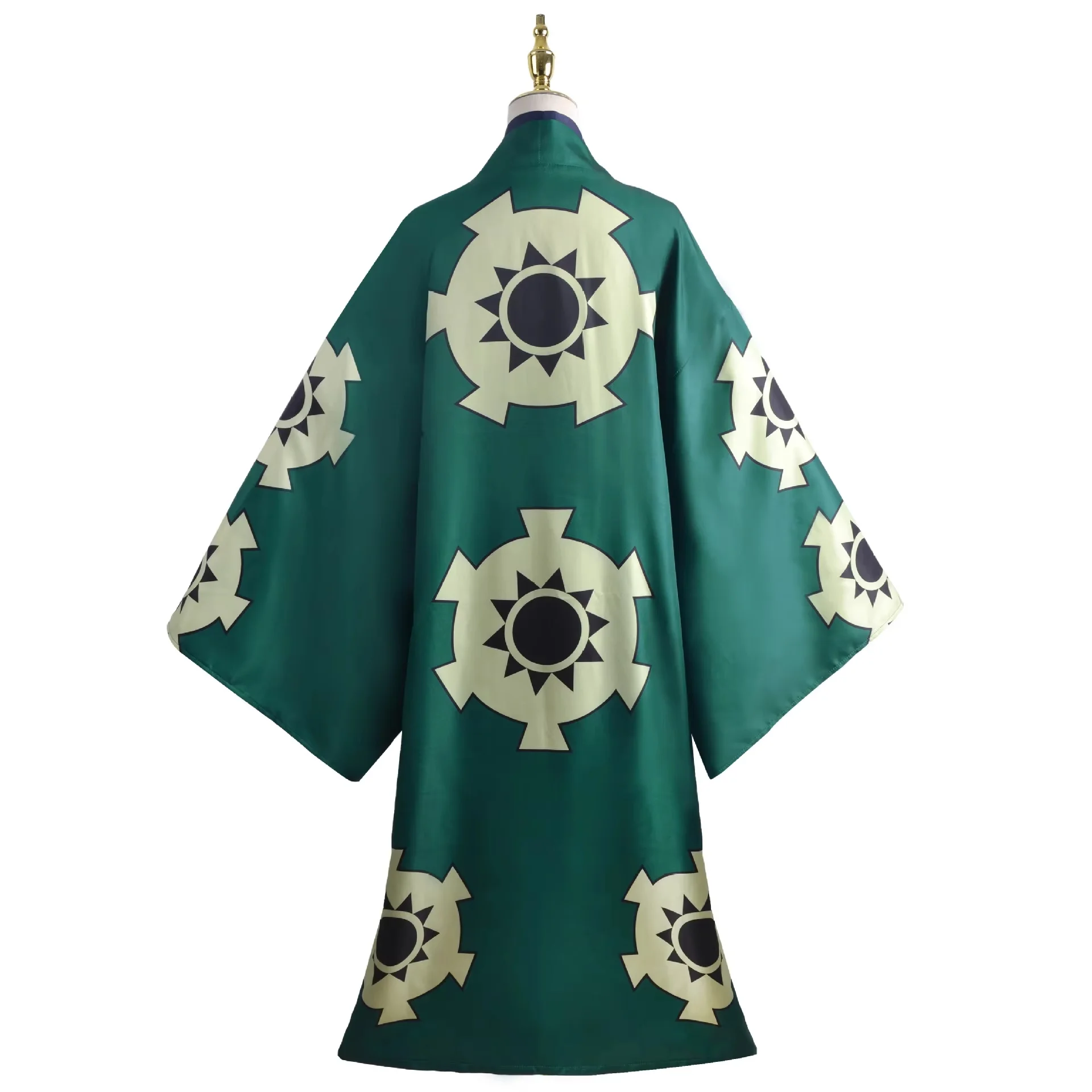 Green Roronoa Zoro Kimono Cosplay Anime Costume Uniform for Halloween Adult Suit Lining Wig Outerwear Girdle Disfraz Halloween image 3