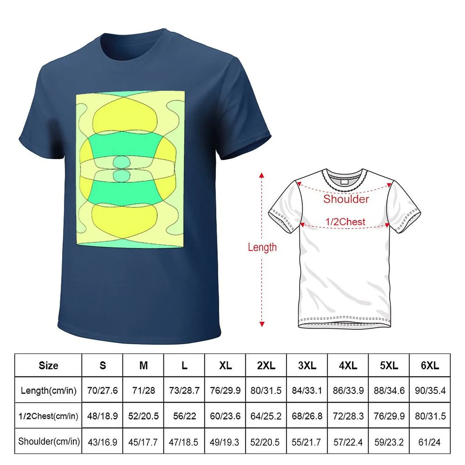 pattern green turquoise tones T-shirt cute tops sublime blanks mens graphic t-shirts anime