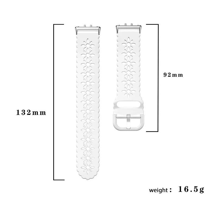 حزام لساعة Galaxy Fit 3 حزام مجوف سامسونج بنات محول امرأة الملحقات حزام الفرقة سوار سيليكون المرأة سوار