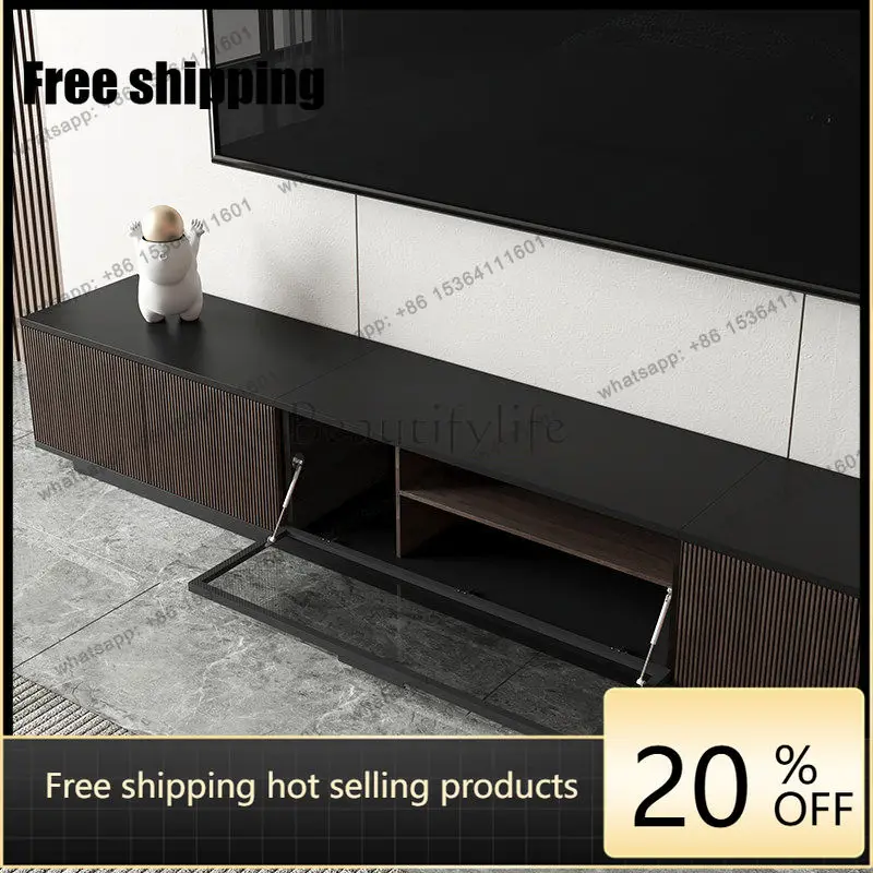 Factory DirectItalian minimalist TV cabinet, surprising quiet wind designer, minimalist living room decoration floor cabinet