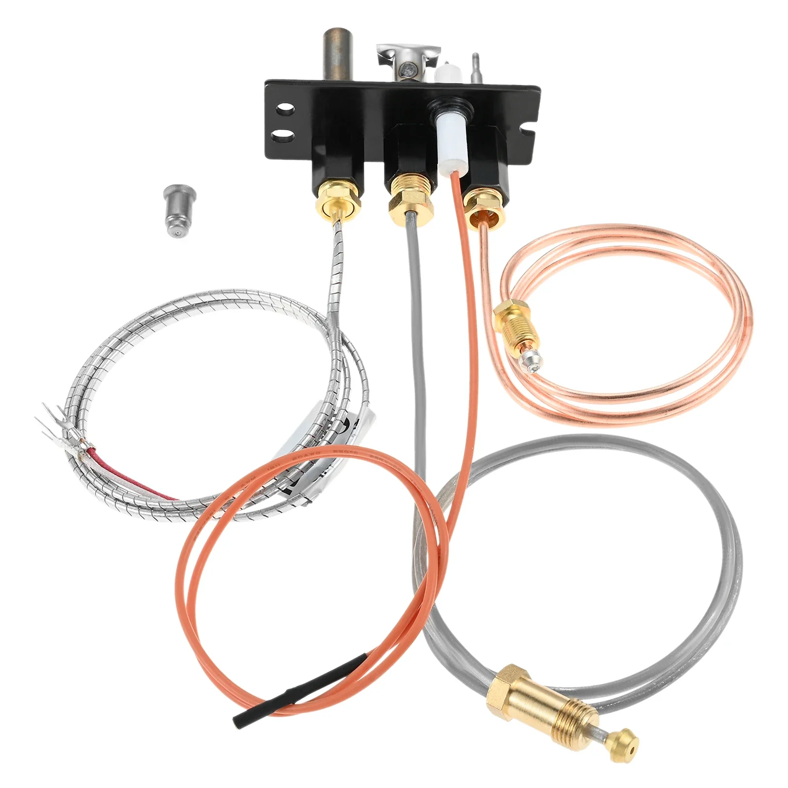 1Set Natural 4021-736 Pilot Assembly Repair Kit Replacement Compatible for Indoor Natural Fireplace Heat N Glo Pilo 485-510A