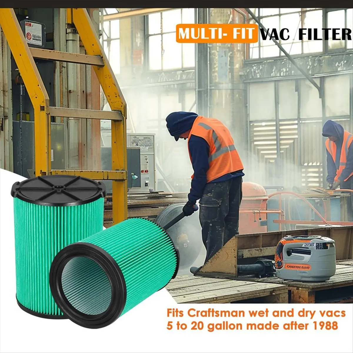 N18R لاستبدال فلتر Hepa CMXZVBE38777/38753، يستبدل 9-38753، لمكانس متجر 5-20 جالون1988+