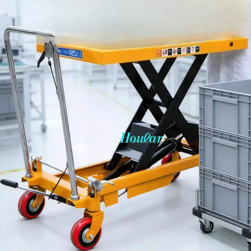

Portable Hydraulic Lift Trolley Small Mold Handling Lift Trolley Equipment Commercial Furniture Carrello Di Sollevamento ZY40TC
