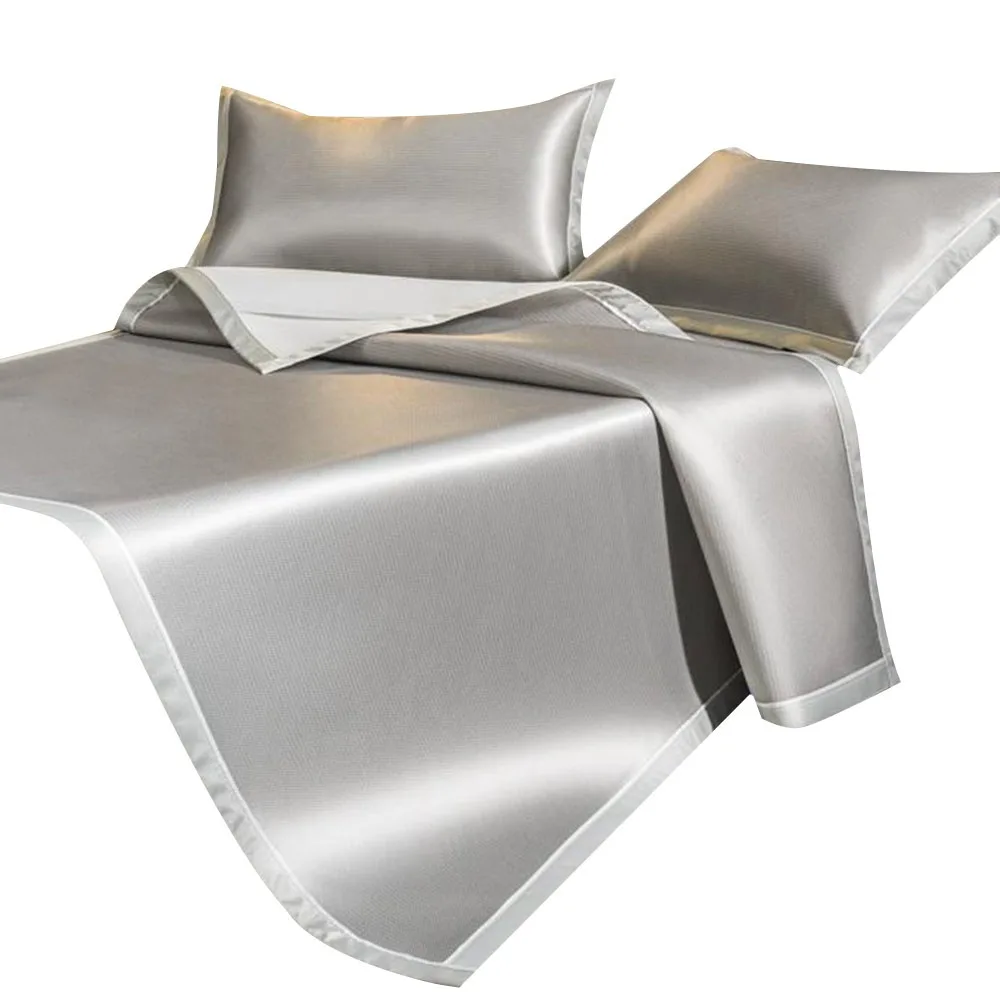 

Дышащий охлаждающий матрас, удобный моющийся коврик для кровати из ледяного шелка, мягкий складной летний коврик для сна для взрослых и детей